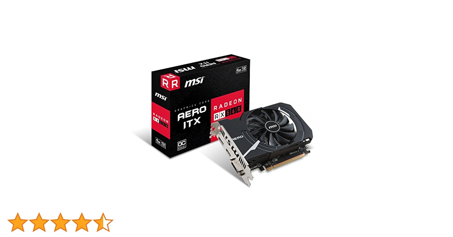 Amazon.in: Buy MSI Radeon RX 560 Aero ITX 4G OC 4GB Graphics